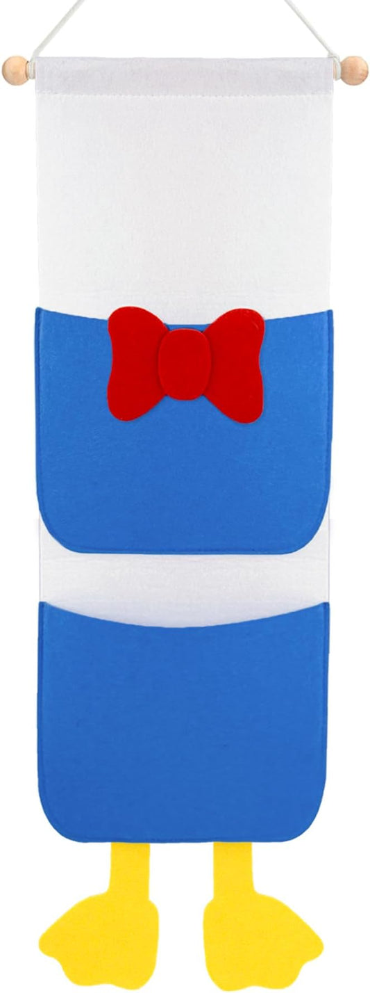 RUNROLE 8 Inch Felt Fish Extender - 2 Deep Pockets, Narrow Width to Right Fit The Cabin Door, HTV Friendly, Easily Customize, 2026&2027 FE for Gift Exchanges and Pixie Dust, Cruise Essentials
