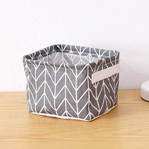 Small Storage Basket Home Decor Cheap Organizers Bag Baby Nursery Basket With Handles 7.9"*6.3"*5.5 "- 4 pack