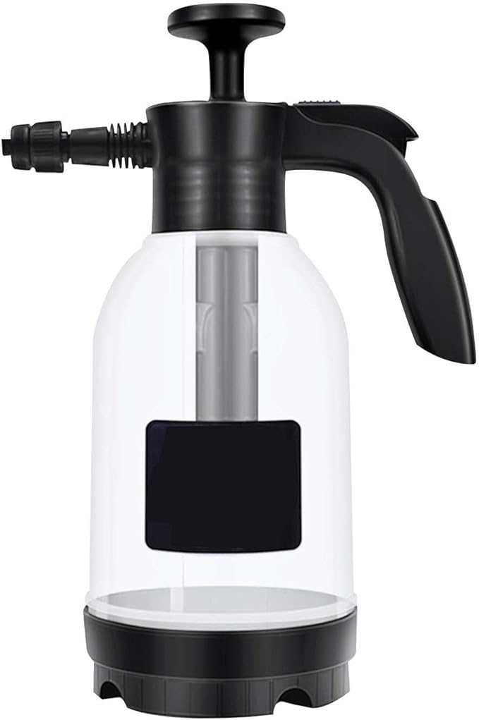 2L High Pressure Car Wash Sprayer, Hand Pressure Snow Foam Car Wash Sprayer, Foaming Sprayer, Hand Pressurized Soap Sprayer for Home Cleaning, Spraying Weeds, Car Detailing, Garden (A, One Size)