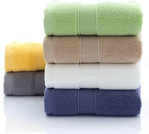 3 Pack Cotton Bath Towels, Thick and Large, Soft & Absorbent, Gentle on Skin, Multiple Colors(Brown)