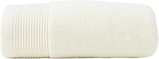 32 Ply Cotton Bath Towel Thick Absorbent Soft Face Towel 3 Pack for Home(White)