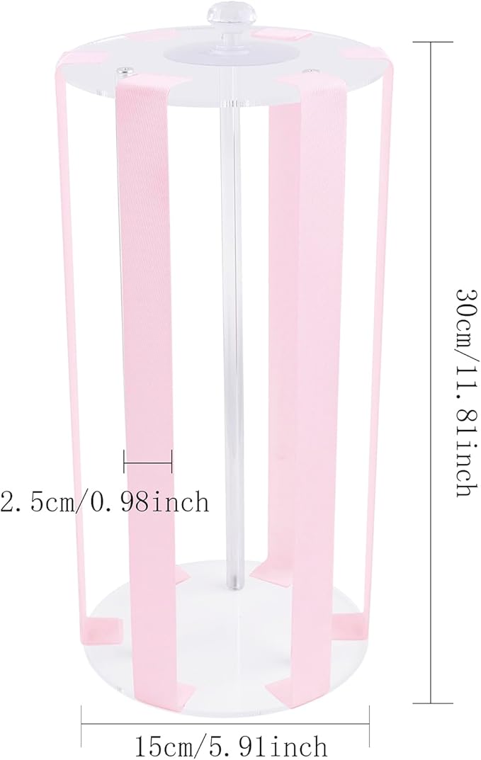 OOSAKU Headband Holder Bow Organizer for Girls,Baby Hair Clips Storage Stand, Hair Accessory Organizer Rack for Baby Newborn Infant Toddler Kids (YT-BXZ-9-fen)