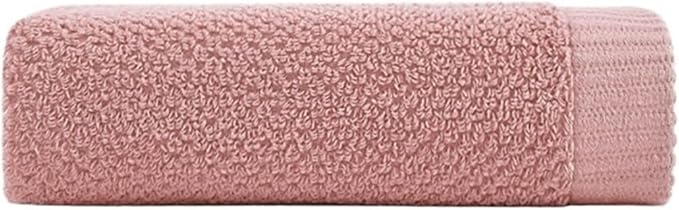 3 Pack Cotton Thick Bath Towels, Plush Absorbent Towels, Face Towels for Adults(Pink)