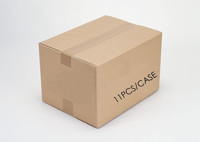 1 CASE of SAMMART 37L (9.77 gallon) Collapsible Plastic Laundry Basket - Foldable Pop Up Storage Container/Organizer - Space Saving Hamper/Basket (11, White/Grey)