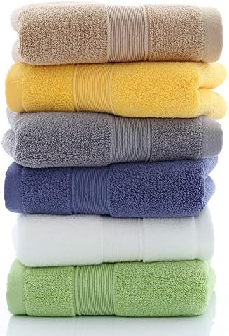3 Pack Cotton Bath Towels, Thick and Large, Soft & Absorbent, Gentle on Skin, Multiple Colors(Brown)