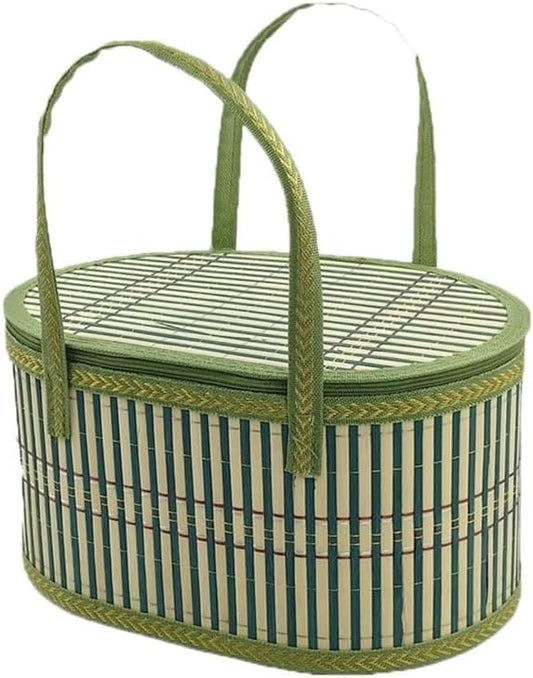 1 PCS Portable Sundries Snacks Basket Outdoor Camping Food Fruit Storage Container Basket
