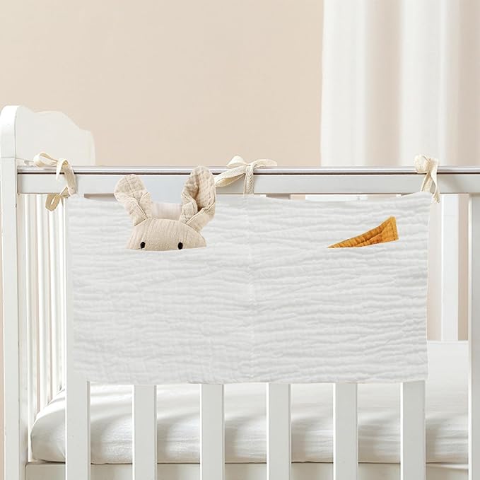 Baby Bedside Hanging Bags Storage Organizer Milk Bottle Toy Crib Baby Nappy-Bag Bed-Bunk Organizing Bag