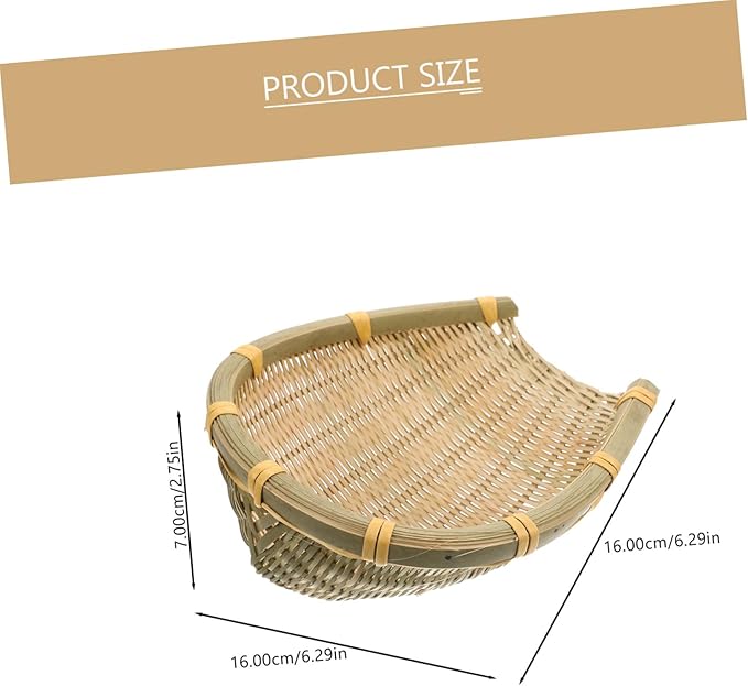 Woven Storage Basket Decorative Multipurpose Woven Basket for Fruits Snacks and Items Charming Home Decor for and Nursery