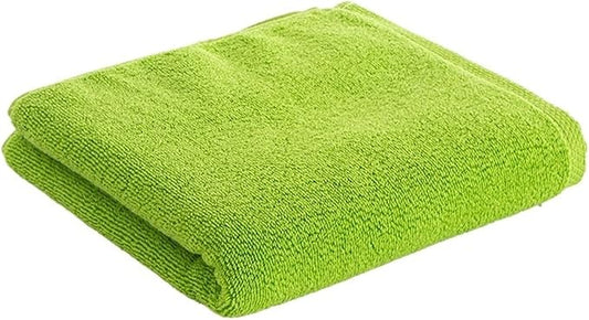 3PCS Pure Cotton Towels， Bath and Face Towels for Adults， Gentle on Skin(Light Green)