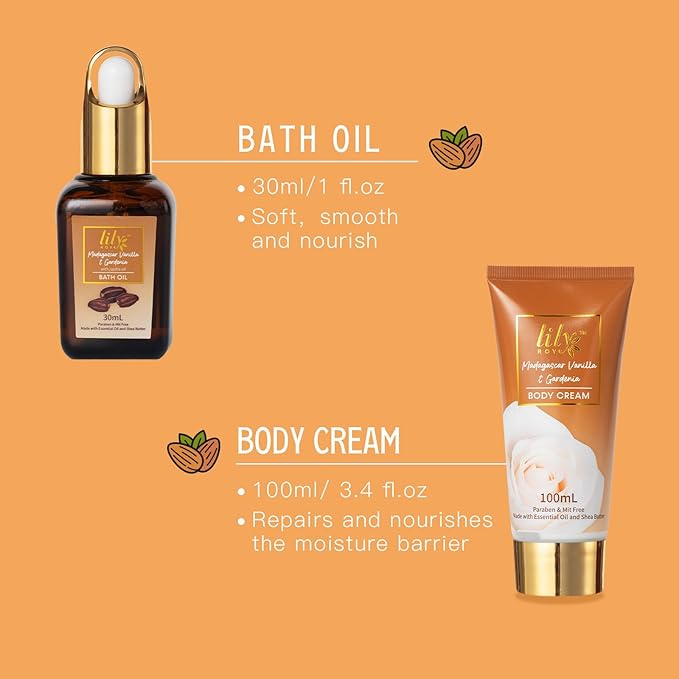 Mothers Day Gifts for Mom - Luxury Honey Almond Bath & Body Gift Set for Women, Spa Gift Basket, Pampering Bath Set with Bath Bomb | Christmas Birthday, Perfect Holiday Gift for All Occasion