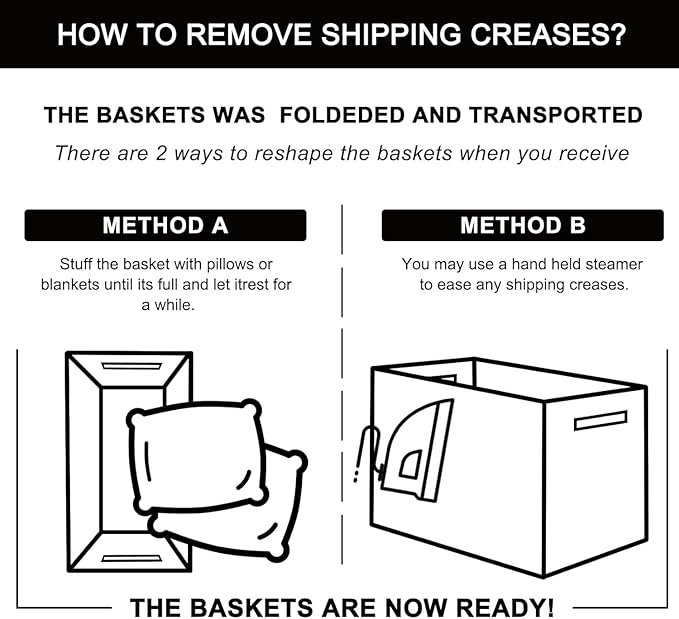 OIAHOMY Extra Large Blanket Basket, 95L Woven Storage Basket, Cotton Rope Toy Bin for Baby Room, Container for Storage in Living Room, 24''×17''×14'', Grey & White