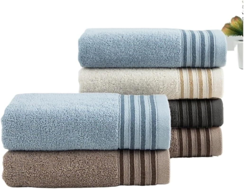 3 Pack Cotton Towels 30x60cm, Soft Thick Bath & Hand Towels, Gentle for Everyday Use(Blue)