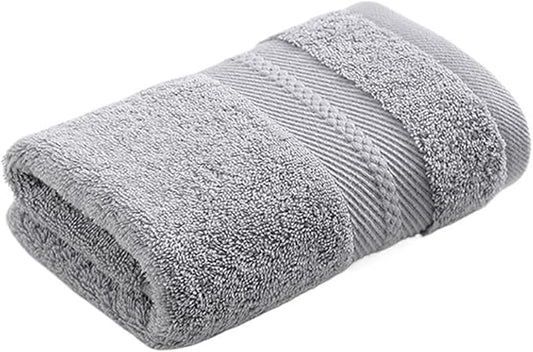 3-Pack Cotton Towels, Soft Bath and Face Towel Set, Absorbent for Home(Purple)