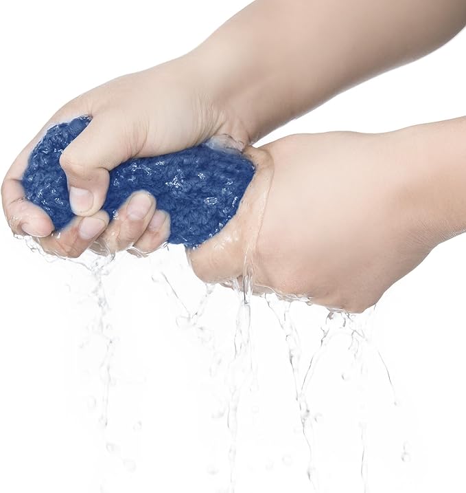 2 Pack Bath Towel Set 35" x 70", Extra Large Waffle Bath Towel Set, Microfiber Super Soft Highly Absorbent, Sturdy Quick Drying Towels for Bathroom, Gym, Sports, Yoga (2PCS Light Blue)