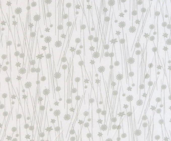 SheetWorld Baby Fitted Bassinet Sheet Fits Nuna Mixx 12 x 29 inches, 100% Cotton Woven Sheet, Unisex Boy Girl, Grey Floral Stems, Made in USA