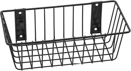 9075-B Universal Wire Basket44; Black - 12 x 6 x 4 in.