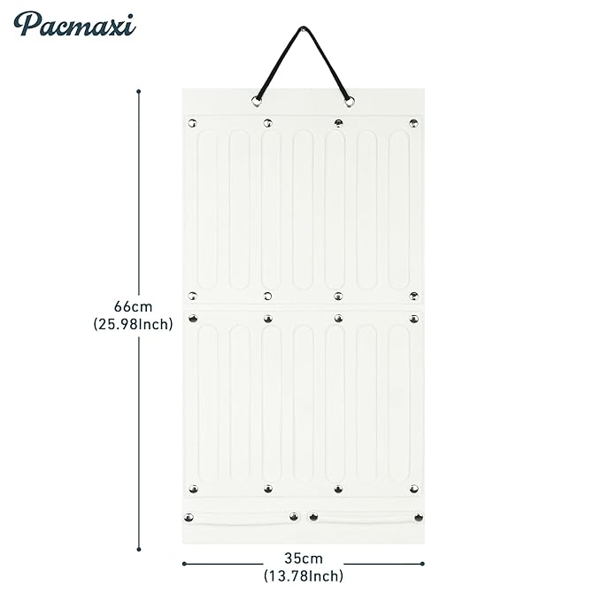 PACMAXI Baby Girl Hair Bows Holder, Hair Clips Storage Hanger For Ribbons, Hair Bows Organizer, Baby Hair Clip Storage Display Sturdy Stand, Wall Hanging for Girl Room (Ivory white 2, Small)