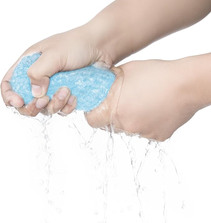 6 Pack Washcloth Set - Quick Drying & Absorbent Microfiber Gym Towels 13x13 inches - Lightweight & Thin Yoga Towels - Multi-Purpose Camping Towels for SPA, Hotel & Bathroom, Light Blue