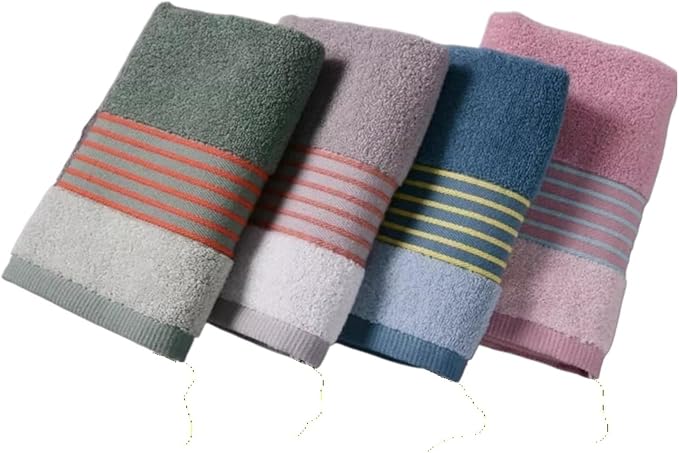 3 Pack Pure Cotton Face Cloths, 35x34cm Absorbent Bath & Hand Towels, Assorted Color(Grey)