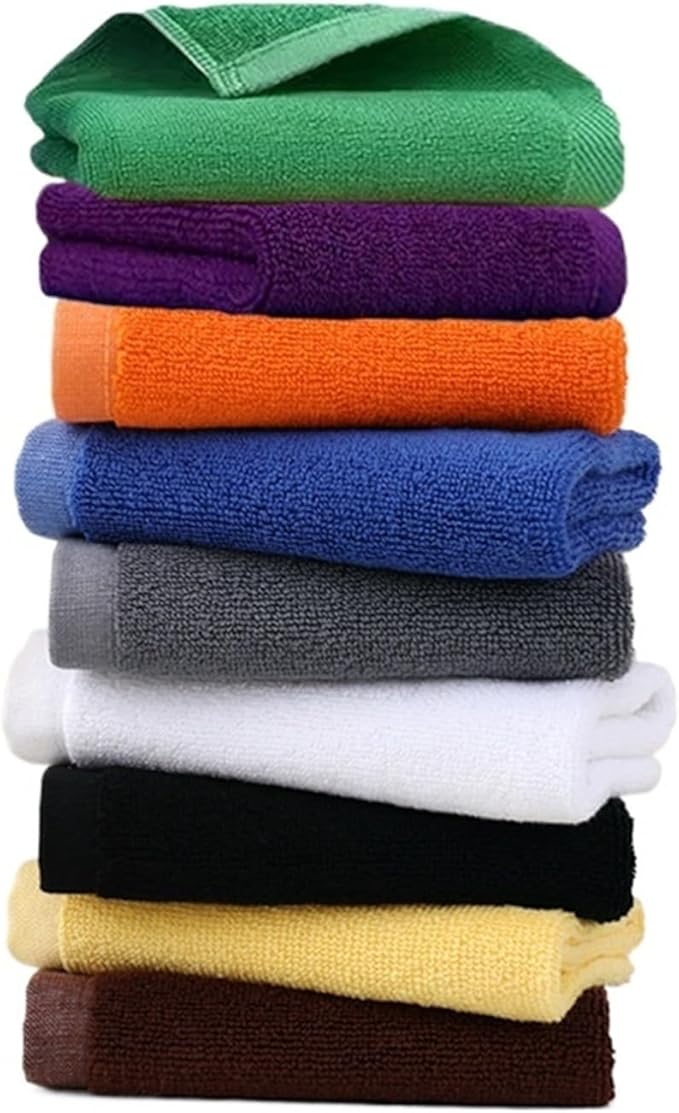 3-Pack Cotton Towels, Thick and Soft 120g Bath and Face Towels, Absorbent for Home Use(Grey)