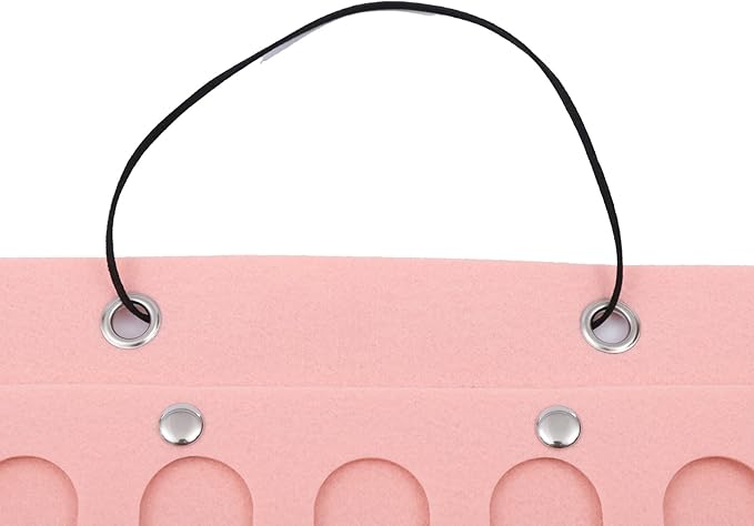 Hanging Organizer Large Capacity for Kids Wall Hanging Hair Headband Organizer Pink Shoe Storage Bag with 24 Pockets Wall Door Closet Organizer for Hair Accessories Toys Shoes