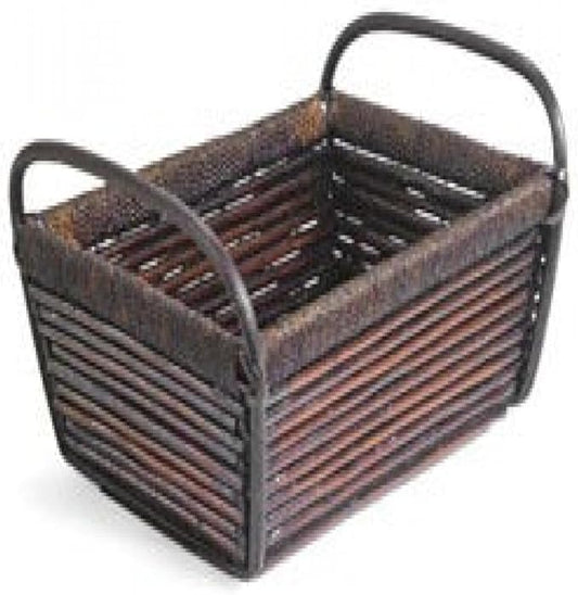AI-4666MAH-Q01 Rectangular Willow Basket Brown