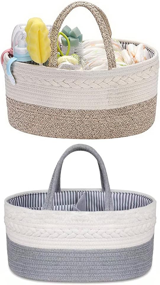 Baby Diaper Portable Nursery Storage Basket Mummy Carriage Bag