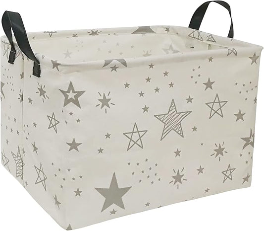 Rectangle Gift Shelf Nursery Storage Basket Laundry Hamper Storage Box and Bins for Home Clothes with Handles