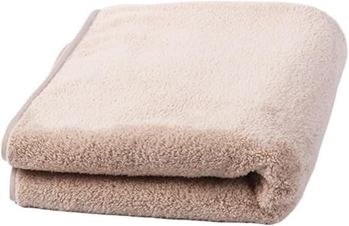 3 Pack Coral Fleece Towels 35x75cm Soft Absorbent Face & Bath Towels for Home Use(Camel)