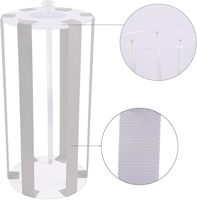 OOSAKU Headband Holder Bow Organizer for Girls,Baby Hair Clips Storage Stand, Hair Accessory Organizer Rack for Baby Newborn Infant Toddler Kids (YT-BXZ-9-hui)