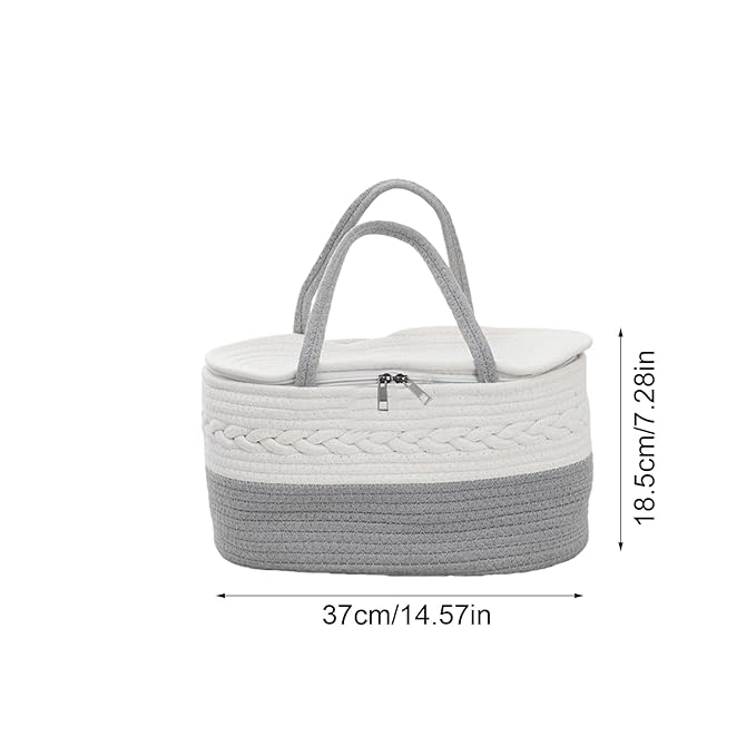 Baby Shower Gift Bag, Portable Waterproof Material, 37x26x18.5cm, Nursery Storage Basket, Stroller Organizer Bag, Multi-Pocket Organization, for Travel Car Outdoor Bathroom Bedside Picnic Parent