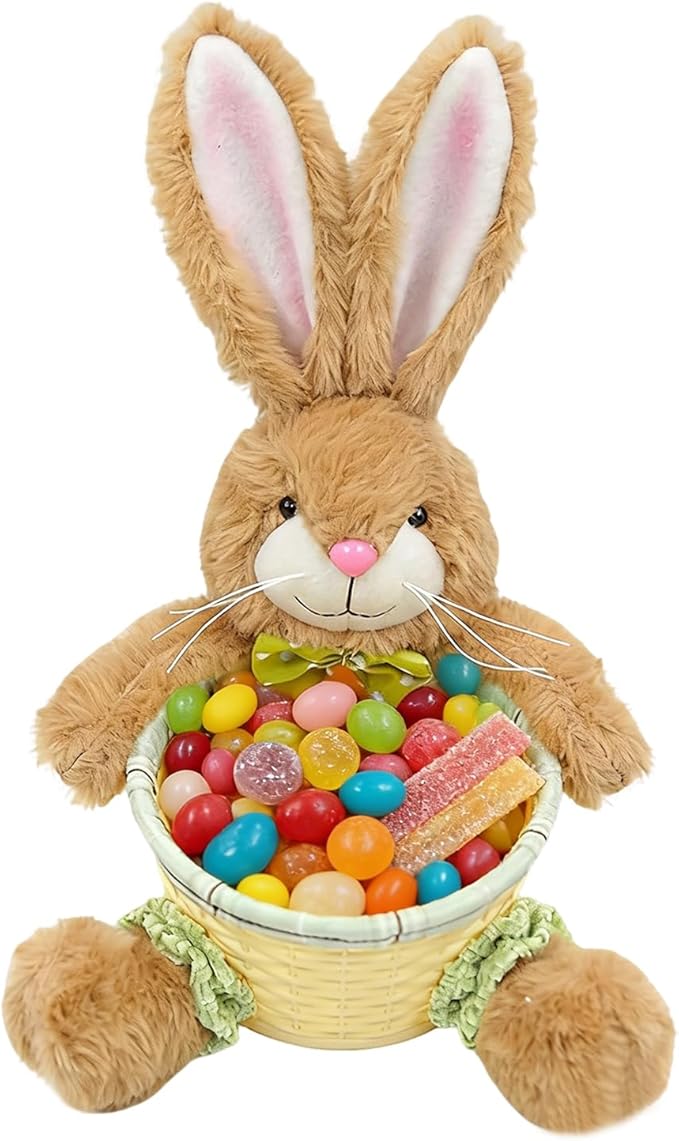 Easter Basket - Bunny Eggs Storage Organizer | Candy Storage Basket,for Kids Party Holiday Family Gathering Food Snacks Chocolate Candy Biscuits
