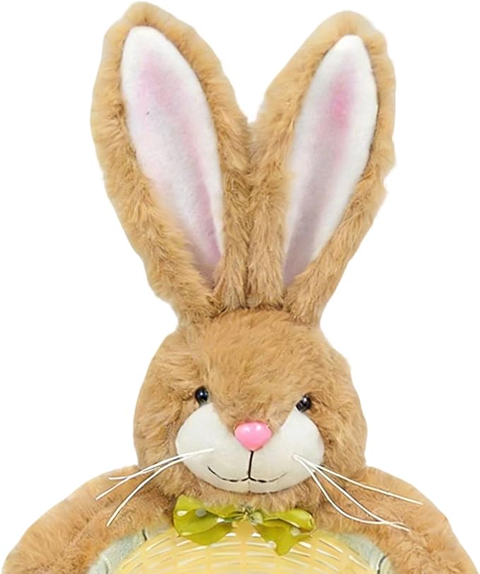 Easter Basket - Bunny Eggs Storage Organizer | Candy Storage Basket,for Kids Party Holiday Family Gathering Food Snacks Chocolate Candy Biscuits