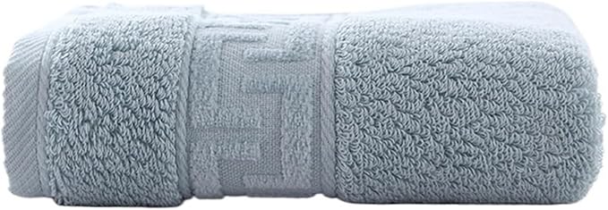 3-Pack Cotton Towels, Soft Absorbent Cloths for Personal Use, 34x34 cm(Light Blue)