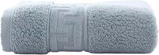 3-Pack Cotton Towels, Soft Absorbent Cloths for Personal Use, 34x34 cm(Light Blue)
