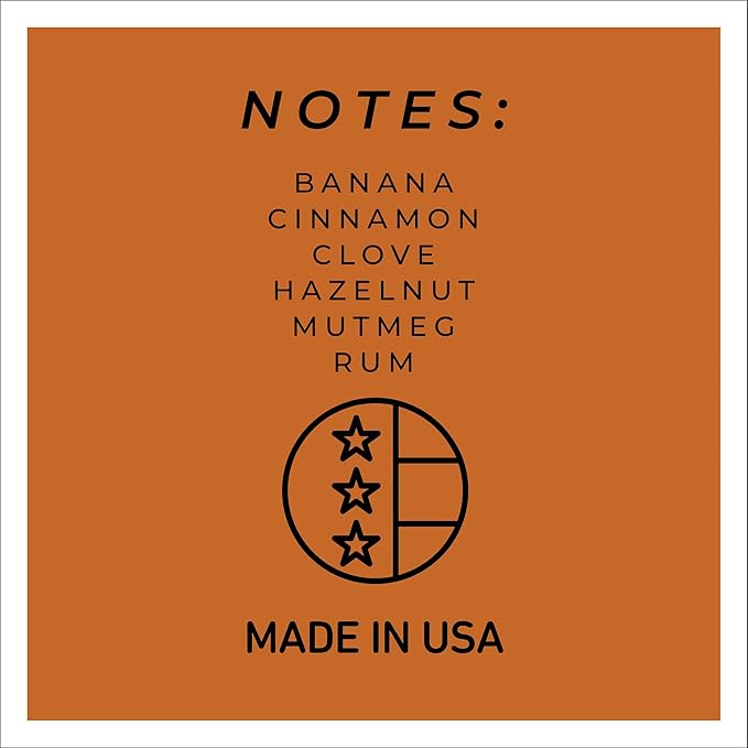 A Cheerful Giver - Banana Nut Bread Mama Scented Glass Jar Candle (22oz) with Lid & True to Life Fragrance Made in USA