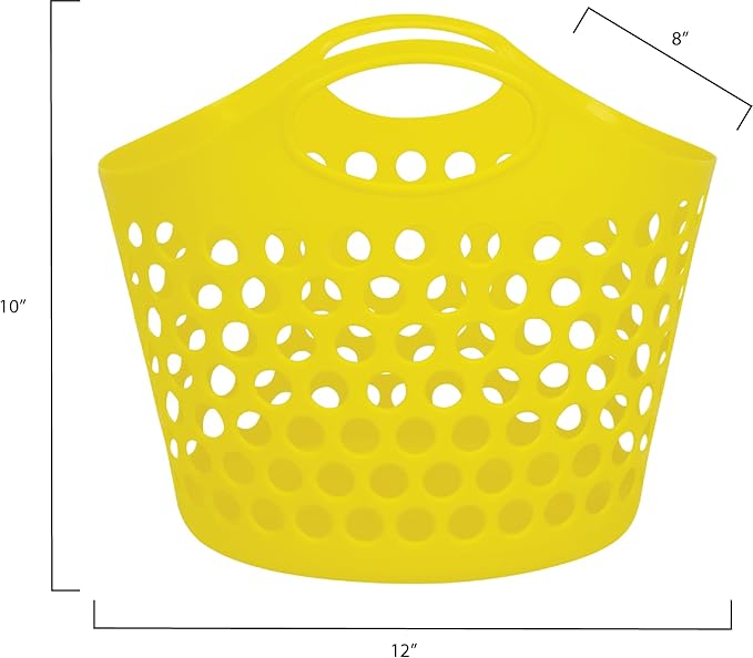 Small Laundry Basket (4, Yellow)