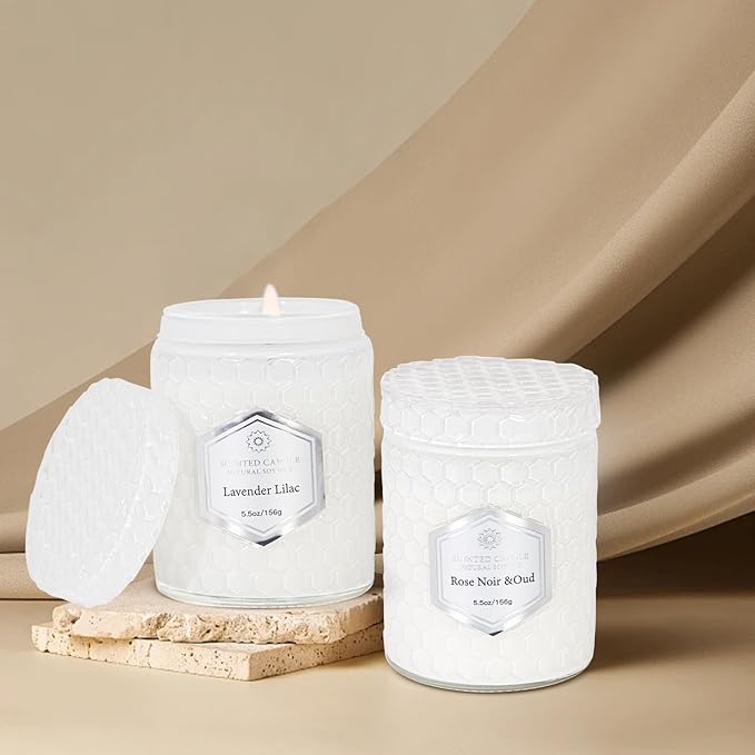 6 Pack Aromatherapy Candles for Home Scented, Gifts Sets for Women, 33 oz 240 Hour Long Lasting Natural Soy Wax Jar Candles Gifts for Women Birthday Valentine's Day