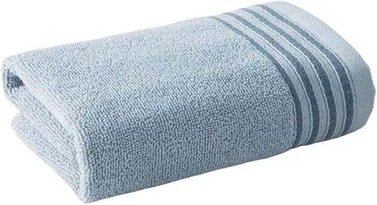 3 Pack Cotton Towels 30x60cm, Soft Thick Bath & Hand Towels, Gentle for Everyday Use(Blue)