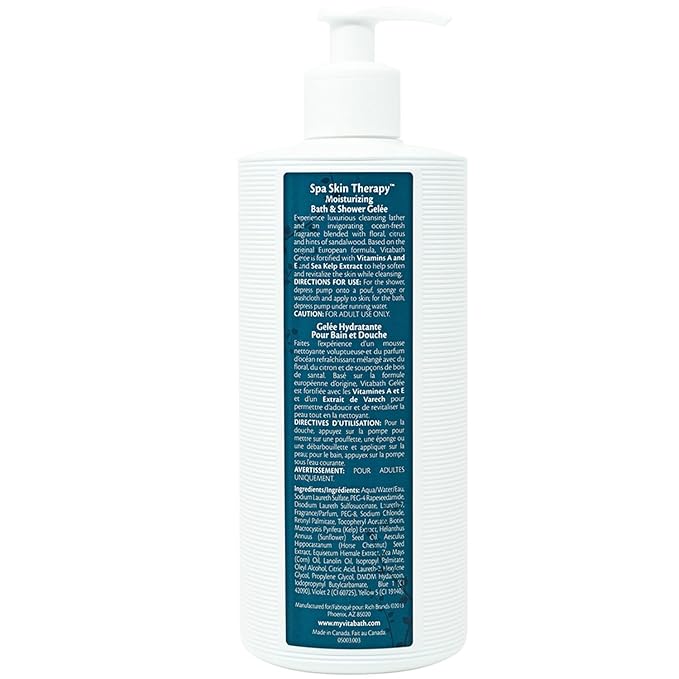 Vitabath ORIGINAL Moisturizing Bath & Shower Gelée (21 oz, Sandalwood)