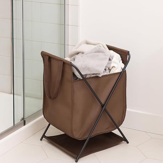 Proman Products Staci Multifunction Storage Bin, 16.5" W x 15" D x 22.5" H, Brown