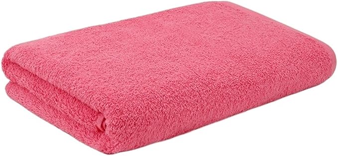 3-Pack Cotton Towels, Soft Quick-Dry Bath Towels for Adults, Thick Face Hand Towels, Absorbent(Pink)