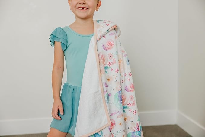 Copper Pearl Hooded Bath Towels Premium Knit/Terry Cloth Toddler Towels with Hood, Pockets, and Cool Designs - Great to Gift and Make Bath Time Fun - Big Kids Hooded Towel, Bloom