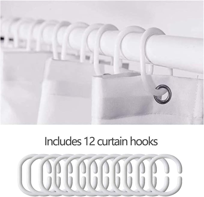 Guitar Bath Curtain Music Themed Guitar Shower Curtain Guitar Instruments Print Bathroom Shower Curtain Set for Stalls Bathtubs Room Decor Stylish Black White Waterproof Bathroom Curtains 72x78 Inch