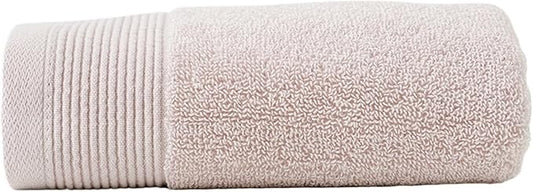 32 Ply Cotton Bath Towel Thick Absorbent Soft Face Towel 3 Pack for Home(Coffe)