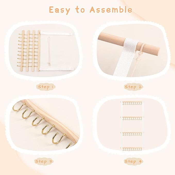 POVETIRE Headband Holder for Girls Baby Headband Organizer Head Bands Hair Accessories Display Organizer Wall Hanging Decor for Nursery Toddler Girl Room