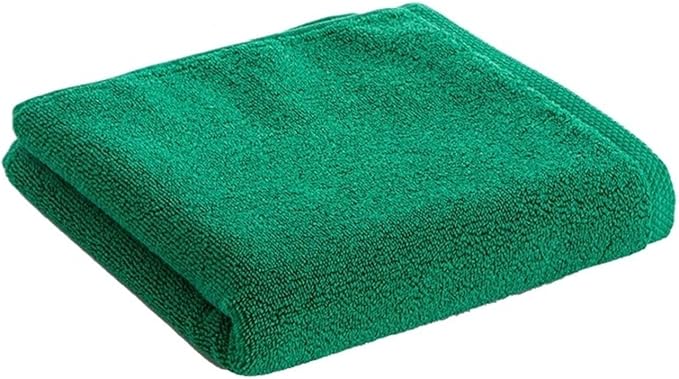 3PCS Pure Cotton Towels， Bath and Face Towels for Adults， Gentle on Skin(Dark Green)