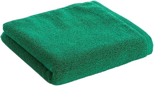 3PCS Pure Cotton Towels， Bath and Face Towels for Adults， Gentle on Skin(Dark Green)