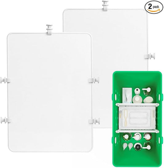 2PCS Divider Tray for Bogg Bag X Large - Divide Space and Organizer Bags - Beach Bag Accessories (White)