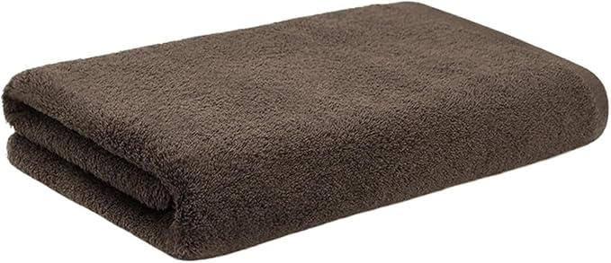 3-Pack Cotton Towels, Soft Quick-Dry Bath Towels for Adults, Thick Face Hand Towels, Absorbent(Coffee)